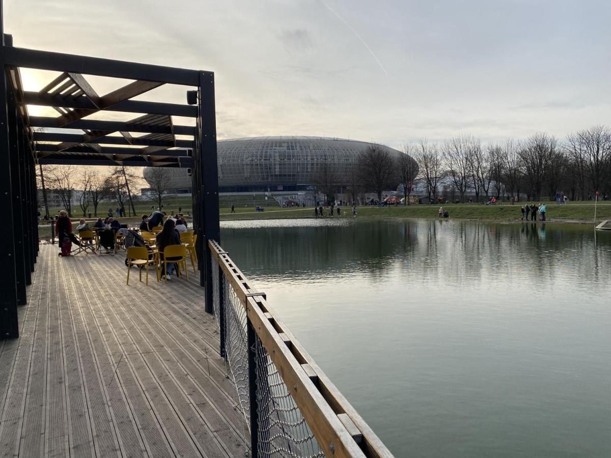 Tauron Arena Apartment With Garage - Krakow Lema エクステリア 写真